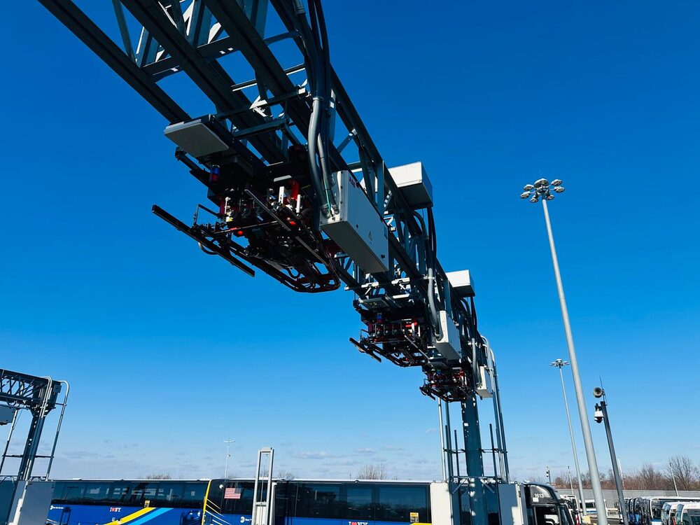 ABB Pantograph Charger, Detail