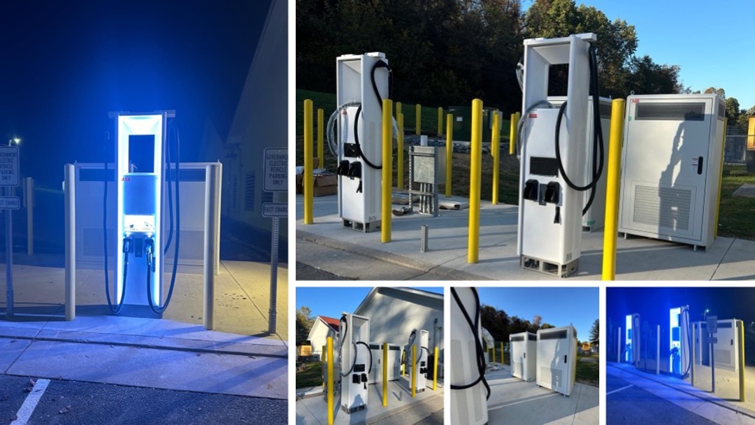 U.S. Customs and Border Protection EV charging site in Virginia